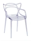 DC459 Стул пластиковый литой, прозрачный