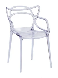 DC459 Стул пластиковый литой, прозрачный