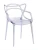 DC459 Стул пластиковый литой, прозрачный