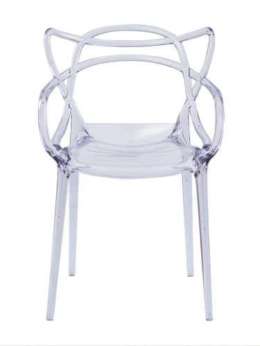 DC459 Стул пластиковый литой, прозрачный
