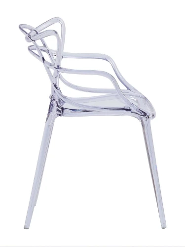 DC459 Стул пластиковый литой, прозрачный