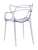 DC459 Стул пластиковый литой, прозрачный