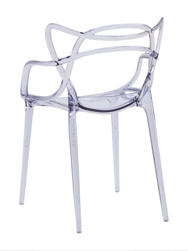 DC459 Стул пластиковый литой, прозрачный