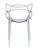 DC459 Стул пластиковый литой, прозрачный