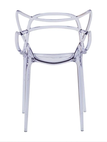 DC459 Стул пластиковый литой, прозрачный