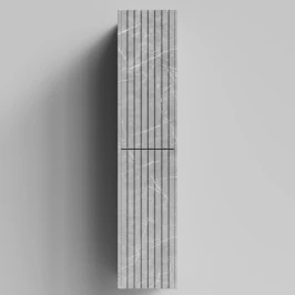 Пенал Тач 30 подвесной, Мрамор Белый софт тач 4044-2, правый