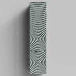 Пенал Эйфория 35 F1, пример RAL 7005 Мышино-серый, матовая, подвесной, левый