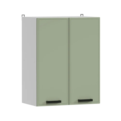 Готовая кухня ГК Аленушка 1,6м Магнолия Фисташка/Фисташка,скоба черный,черный