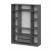 Шкаф распашной с наполнением (11 полок + 2 ящика + штанга) ШК 5 (1600), Графит