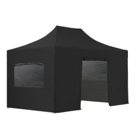 Беседка-шатер 2х3 м быстрой установки Серии S7  -  Черный