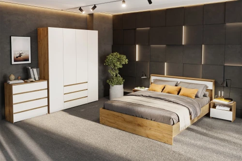 Шкаф четырехстворчатый Некст 1, Дуб золотой, Белый