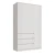 Шкаф Челси 1200, Белый глянец холодный, Белый
