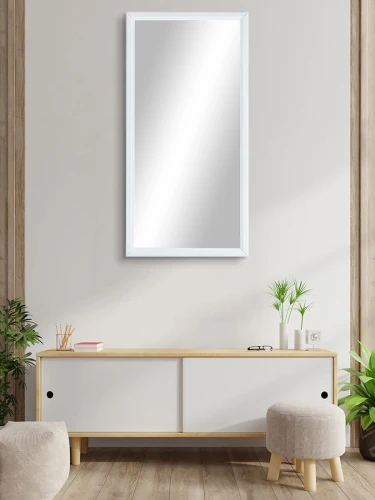 Зеркало настенное Ника белый 119,5 см x 60 см