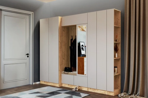 Шкаф для одежды и белья Руэлла, Дуб крафт золотой, Кашемир