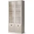 Шкаф-витрина 2-х дверная Капри, бежевая