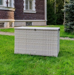 Сундук для хранения KARL 120 c колесиками бежевый