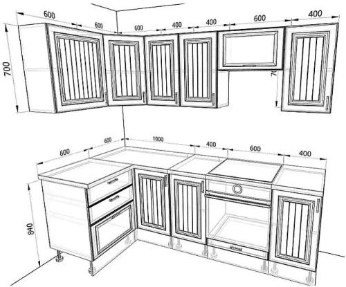 Кухня Принцесса Комплектация 1