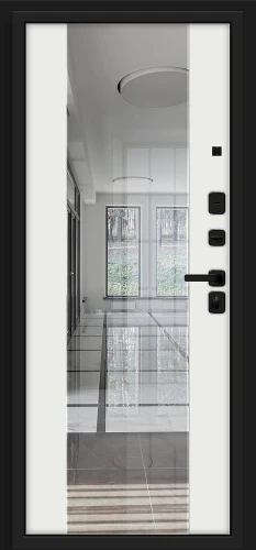 Входная дверь Прочее Optim Z-2 Нео Зеркало Муар черный/Белый