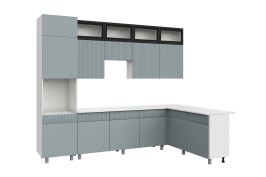 Кухонный гарнитур "София" (3х1,8м) (Белый/Ментол/Черный/Антарес)