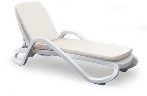 Шезлонг Nardi Eden с подлокотниками, tortora