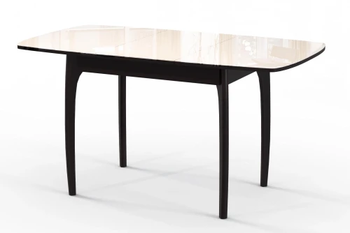 Стол DikLine M15 венге/стекло бежевое optiwhite