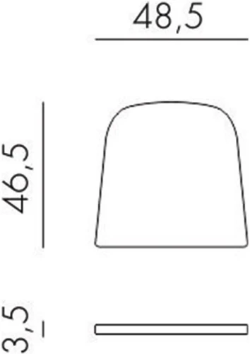 Стул-кресло Net, тортора, с серой подушкой