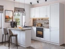 Модульная кухня Лофт-06 Super White Модульная кухня Лофт-06 Super White