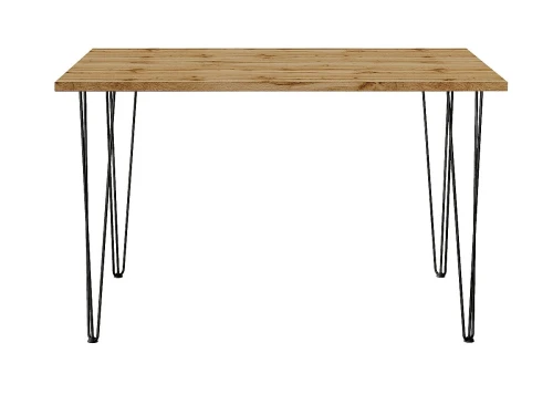 Стол обеденный прямоугольный TLC-1.2 Wotan Oak 2S Black 732*1200*750