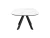 Стол DikLine BK100 Керамика Белый мрамор/подстолье черное/опоры черные
