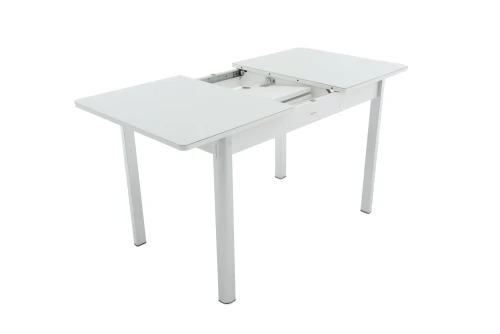 Стол Гамбург 2, Белый/Стекло белое