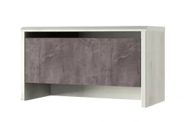 Тумба для обуви 1D, BJORK, цвет ольха полярная/оникс