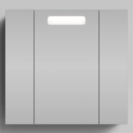 Зеркало Мальта 80, Мрамор Серый софт тач ПВХ 4044-1