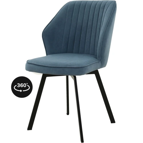 Обеденная группа (Стол Дели и 4 стула Вермут), синий