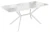 Стол обеденный AGAT 118-160/80 (корпус стекло Белое, Белый)