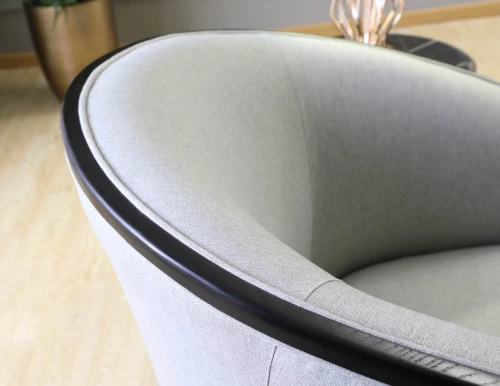 Кресло Элеонор NH1826, 88х86х83, молочный