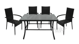 Набор мебели Парис  арт.GS013/GS017 черный,  "Garden story"