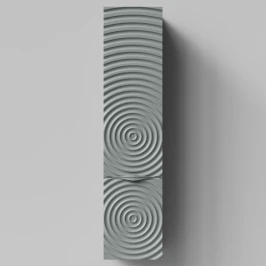 Пенал Эйфория 35 F1, пример RAL 7005 Мышино-серый, матовая, подвесной, правый