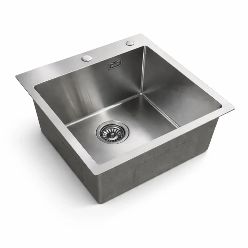 Кухонная мойка из нержавейки BLANTEK LS-5050S Brushed