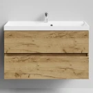 Тумба Бест 100 подвесной, Дуб Тортуга ПВХ 2357-43 Vodok с раковиной в комплекте Тумба Бест 100 подвесной, Дуб Тортуга ПВХ 2357-43 Vodok с раковиной в комплекте