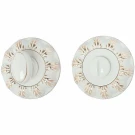 Фиксатор дверной BRAVO Bravo A/Z-3WC WG БелЭмаль/Золото