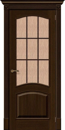 Межкомнатная дверь шпон mr.wood Вуд Классик-33 Golden Oak Bronze Gloria