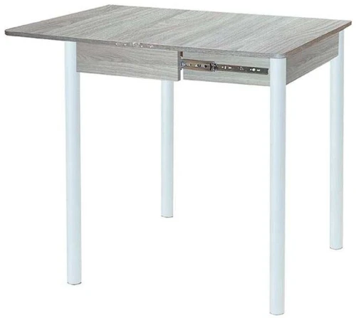 Глайдер стол обеденный / Ясень светлый/белый