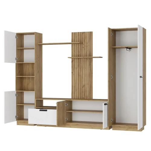 Гостиная Мишель тип 2 ГС-01, Крафт/белый