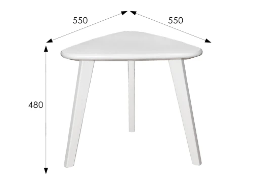 Стол журнальный Ретро снег