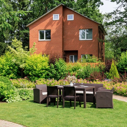 Обеденный комплект LANA LUX DINING M коричневый