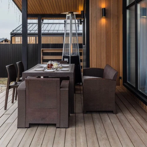 Обеденный комплект LANA LUX DINING M коричневый