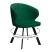 Стул DikLine 249 поворотный, K13 изумруд, ножки черные