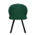Стул DikLine 249 поворотный, K13 изумруд, ножки черные