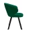 Стул DikLine 249 поворотный, K13 изумруд, ножки черные
