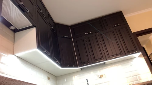 Угловая кухня Прага венге на заказ 3.9х1.9 м. по размерам заказчика